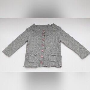 Jacob Connexion Girls' (Medium) Knit Cardigan/Sweater w/Large Front Buttons